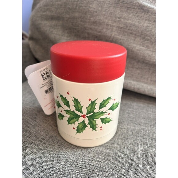 Lenox Holiday Stainless Steel Insulated Food Container New - Picture 3 of 9